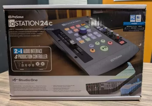 PreSonus - ioStation 24C 2x2 USB-C Audio Interface and Production Controller 3