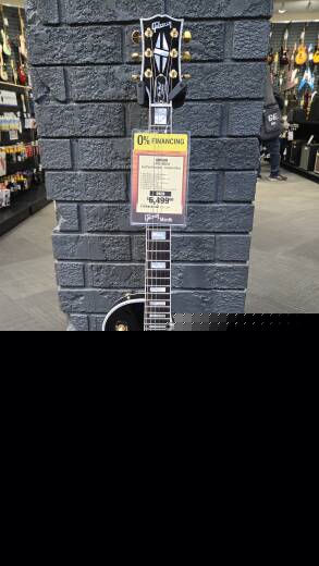 Store Special Product - Gibson Custom Shop Les Paul Custom Ebony Fingerboard - Ebony