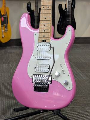 Charvel Guitars - Pro-Mod So-Cal Style 1 HSH FR M, Maple Fingerboard - Platinum Pink