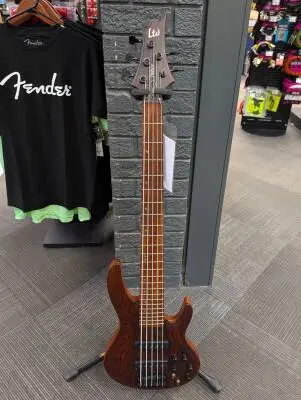 Store Special Product - ESP Guitars - LTD B-1005 5-String Bass - Natural Satin Bocote