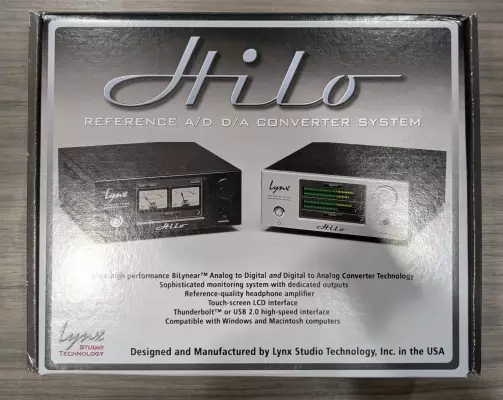 Lynx - Hilo A/D and D/A Converter with USB - Silver 3