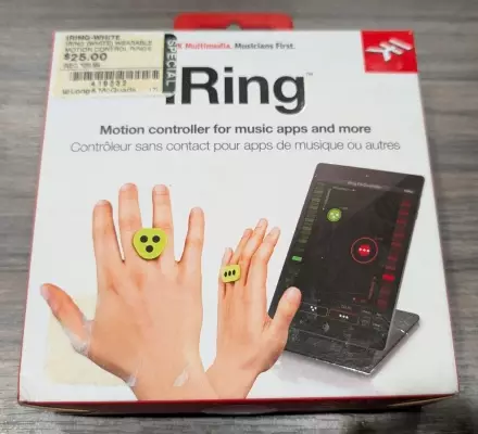 IK Multimedia - iRing Wearable Motion Control Rings (White)