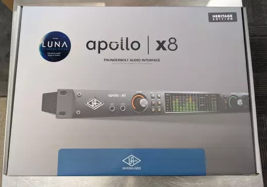 Universal Audio - Apollo x8 Heritage Edition - Rackmount 18x24 Thunderbolt 3 Audio Interface w/Realtime UAD Processing