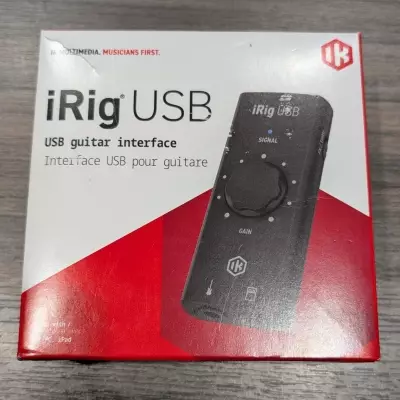 IK Multimedia - iRig USB Guitar Recording Interface for Mac and PC