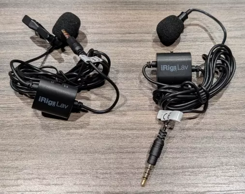 IK Multimedia - 2 Pack Of Irig Mic Lavs 3