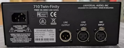 Store Special Product - Universal Audio - 710 Twin-Finity - Mic Preamp/DI