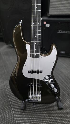 Store Special Product - Fender American Ultra II Jazz Bass, Ebony Fingerboard - Texas Tea