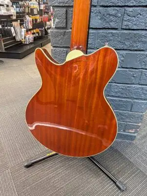 Eastman Guitars - Romeo Thinline Hollowbody Electric Guitar with Hardshell Case - Goldburst 2