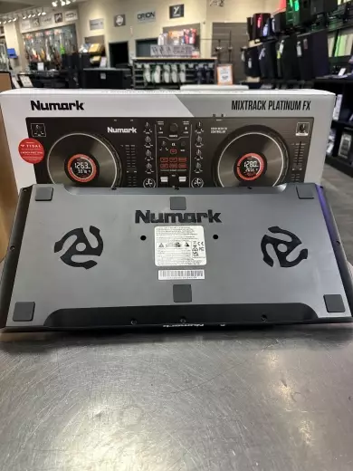 Numark - Mixtrack Platinum FX 4-Deck DJ Controller with Jog Wheel Displays and FX Paddles 2