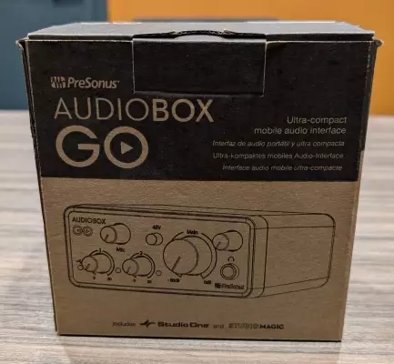 PreSonus - AudioBox GO Compact 2x2 USB Audio Interface 2