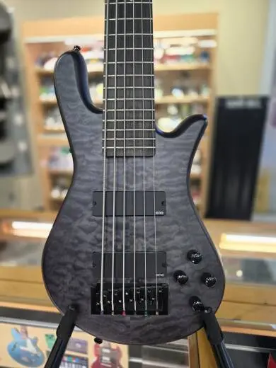 Spector Bass NS Pulse II 6-String Bass Guitar - Black Satin Matte 2