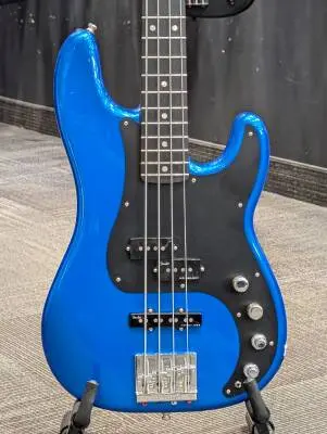 Fender - American Ultra II Precision Bass, Ebony Fingerboard - Noble Blue 2