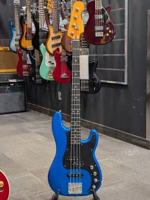 Fender - American Ultra II Precision Bass, Ebony Fingerboard - Noble Blue 2