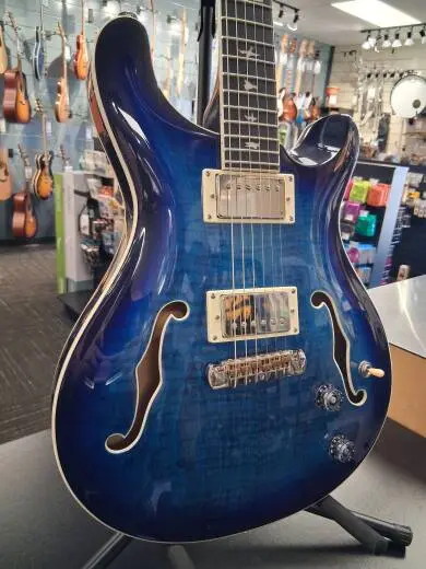 Store Special Product - PRS SE HBII FADED BLUE BURST W/CS