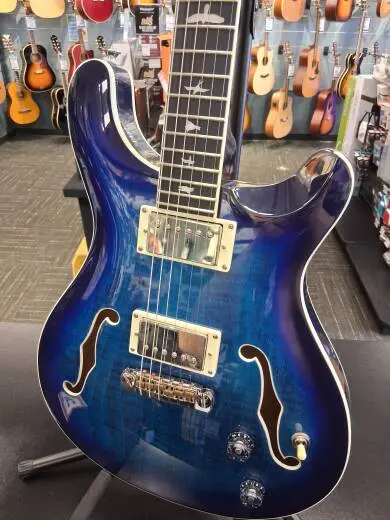 Store Special Product - PRS SE HBII FADED BLUE BURST W/CS