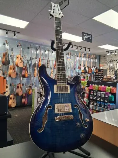 Store Special Product - PRS SE HBII FADED BLUE BURST W/CS