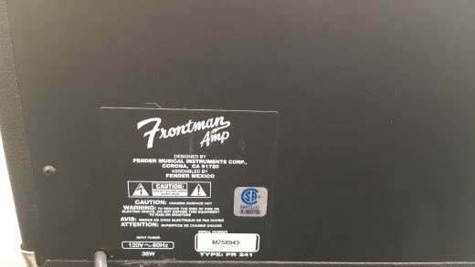 Store Special Product - FENDER FRONTMAN AMP