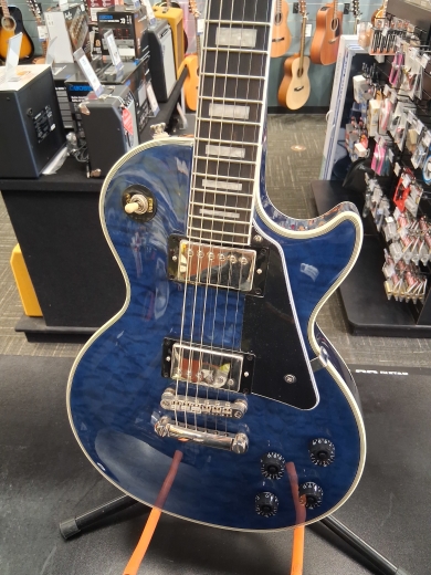 ギター Epiphone Les Paul Quilt Viper Blue Epiphone Les Paul Custom Quilt Viper Blue | MUSIC STORE