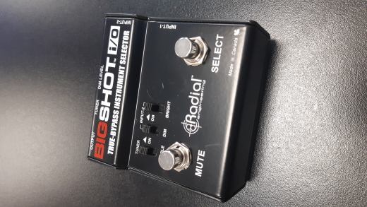 RADIAL BIGSHOT I/O TRUE-BYPASS INST SELECTOR