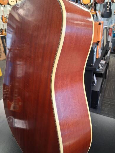 Store Special Product - Gibson Custom Shop 1960 Hummingbird Antique Heritage Cherry Sunburst