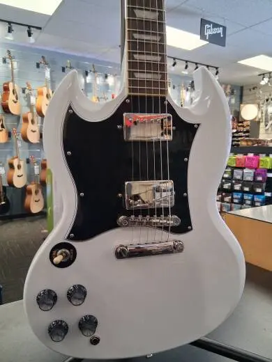 EPI SG STANDARD LEFTY- ALPINE WHITE 2