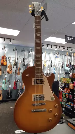 GIBSON LP TRIBUTE SATIN HONEYBURST W/SOFT CASE 3