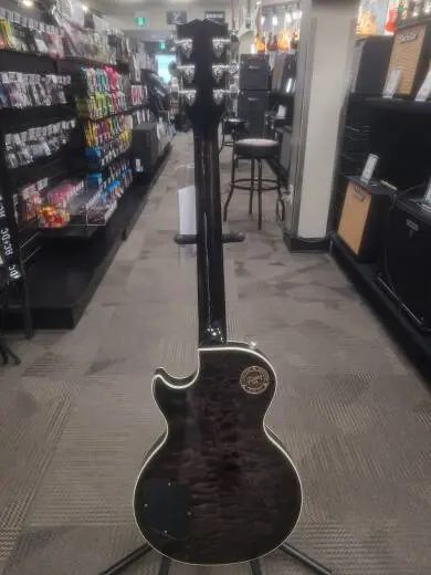 GIBSON 2017 LP PREMIUM QUILT-TRANS EBONY 2