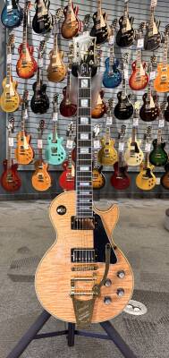 Store Special Product - Gibson Custom Shop Les Paul Custom Figured Natural