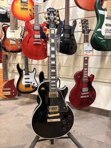 Epiphone Les Paul Custom Electric Guitar - Ebony