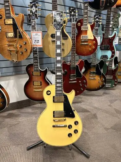 Gibson Murphy Lab '68 Les Paul Custom Vintage White 2