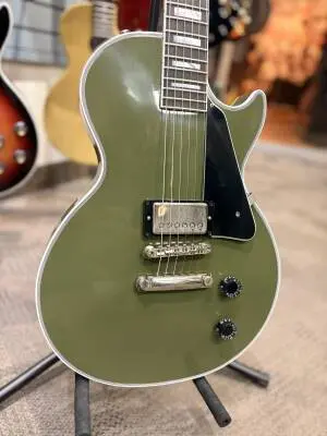 GIBSON LP CUSTOM 1 HB OLIVE DRAB VOS NH 2