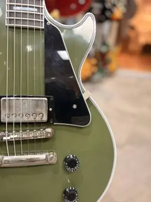 GIBSON LP CUSTOM 1 HB OLIVE DRAB VOS NH 2