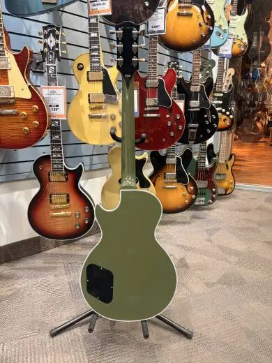 GIBSON LP CUSTOM 1 HB OLIVE DRAB VOS NH 2