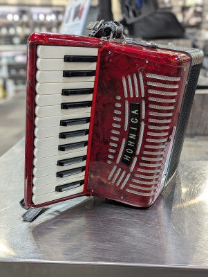 Store Special Product - Hohner - 1303-RED 26 Key Accordion