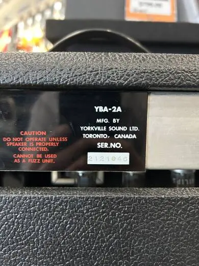 Traynor YBA-2A Bass Mate Head 2