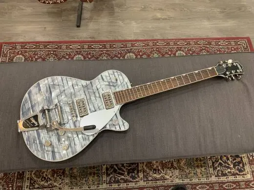 GRETSCH P.E G6129T LTD JET BLUE PEARL W/CS 2
