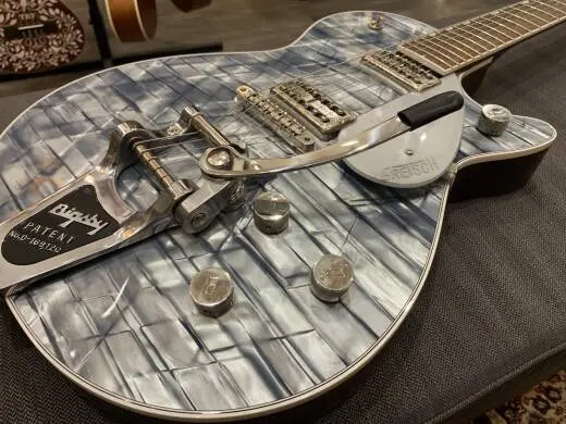 GRETSCH P.E G6129T LTD JET BLUE PEARL W/CS 2
