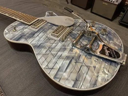 GRETSCH P.E G6129T LTD JET BLUE PEARL W/CS 2