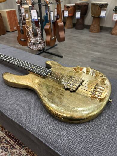 Store Special Product - Ernie Ball Music Man - 50th Ann. Stingray Molten Gold