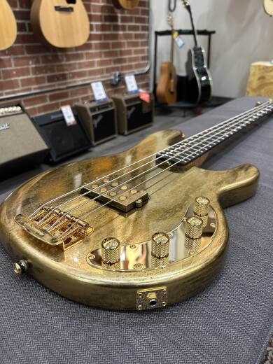 Store Special Product - Ernie Ball Music Man - 50th Ann. Stingray Molten Gold