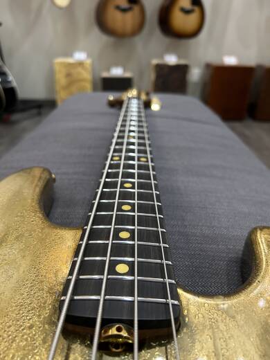 Store Special Product - Ernie Ball Music Man - 50th Ann. Stingray Molten Gold