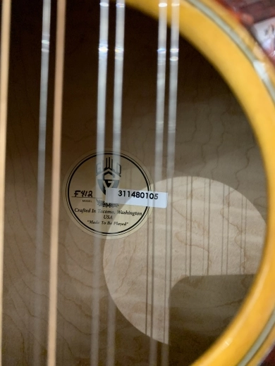 GUILD F-412 USA MADE NON ELECTRIC SB 4
