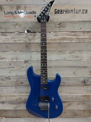 Charvette Blue Electric Guitar