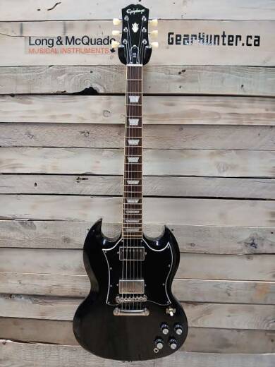 ギター Epiphone SG Standard Ebony Epiphone SG Standard Electric Guitar - Ebony