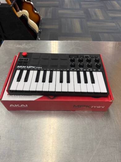 DTM・DAW Akai Professional MPK Mini MK3 Akai MPK Mini Mk3 Portable USB MIDI Keyboard Controller - Black