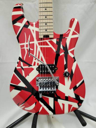Store Special Product - EVH - Stripe Series Electric Guitar - Red/Black/White