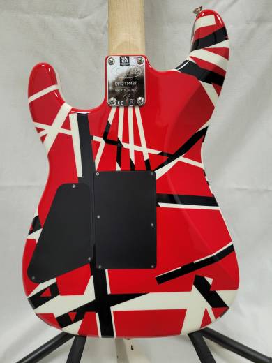 ギター EVH Striped Red with Black Stripe Evh Striped Series - red with black stripes Str shape