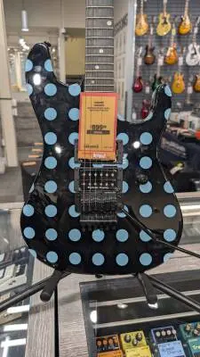 KRAMER NIGHTSWAN-BLACK/BLUE POLKA D 2