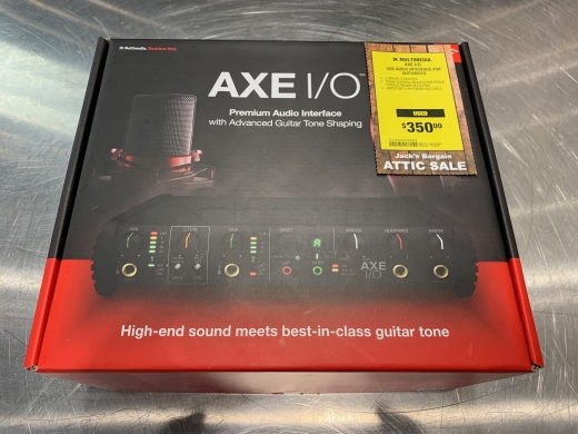 IK Multimedia - AXE I/O Audio Interface w/Guitar Tone Shaping 3