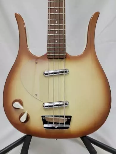 Danelectro - 58 Longhorn Bass, Left-Handed, Copper Burst 2
